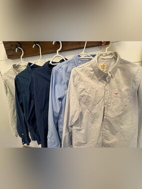 Hollister Men’s Large Button-Down shirt assorted colours